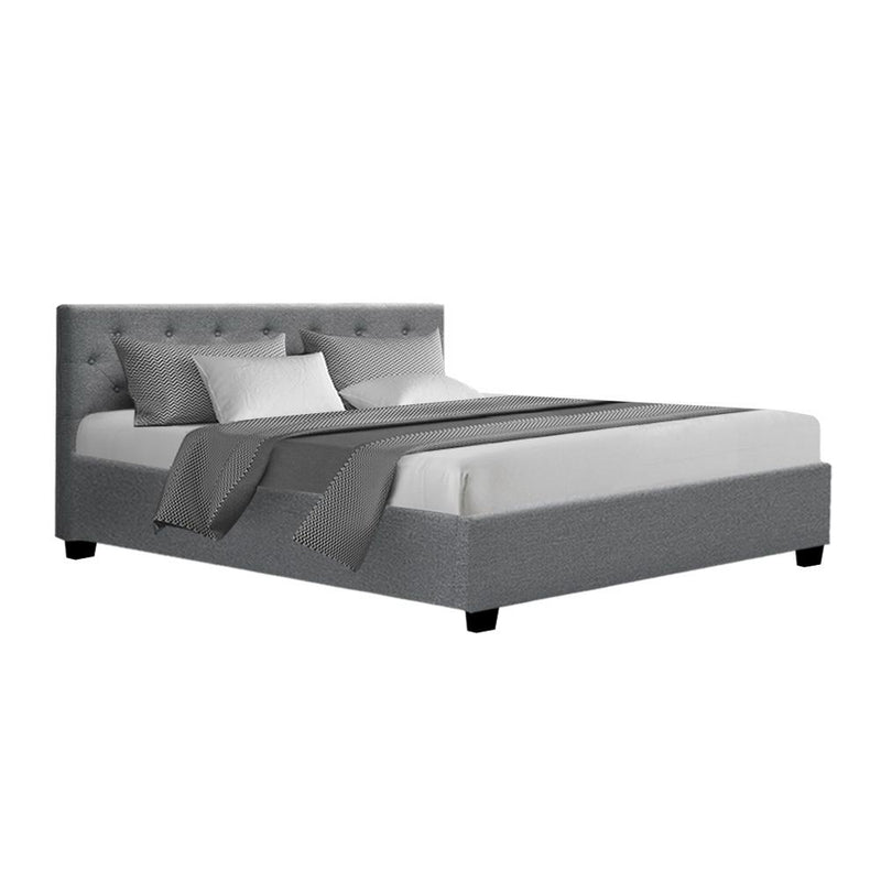 Noosa Storage Queen Bed Frame Grey - Furniture > Bedroom - Rivercity House & Home Co. (ABN 18 642 972 209) - Affordable Modern Furniture Australia
