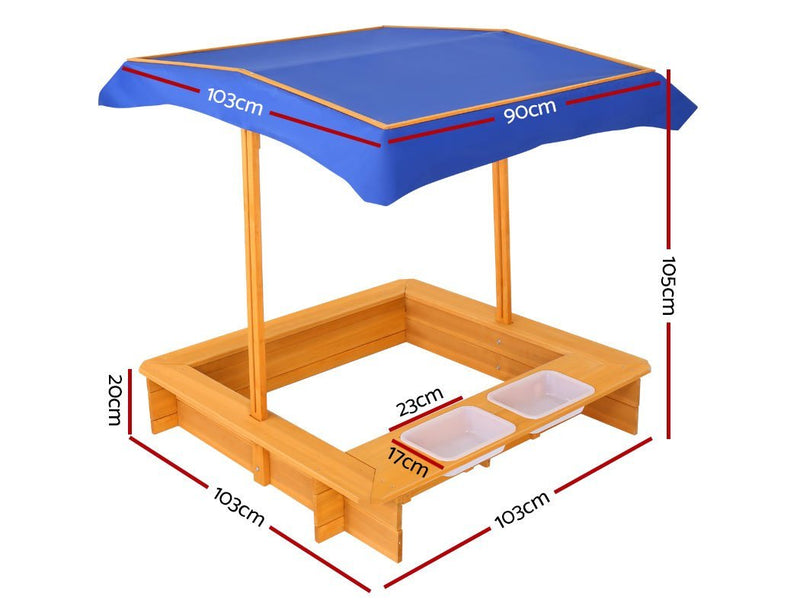 Outdoor Canopy Sand Pit - Rivercity House & Home Co. (ABN 18 642 972 209) - Affordable Modern Furniture Australia
