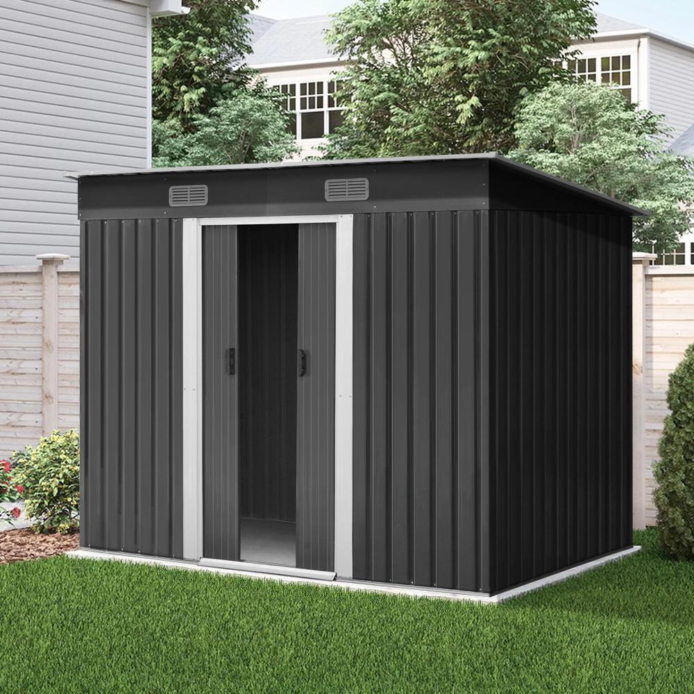 Outdoor Garden Shed 2.38 x 1.31M - Rivercity House & Home Co. (ABN 18 642 972 209) - Affordable Modern Furniture Australia