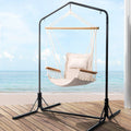 Outdoor Hammock Chair with Stand - Cream