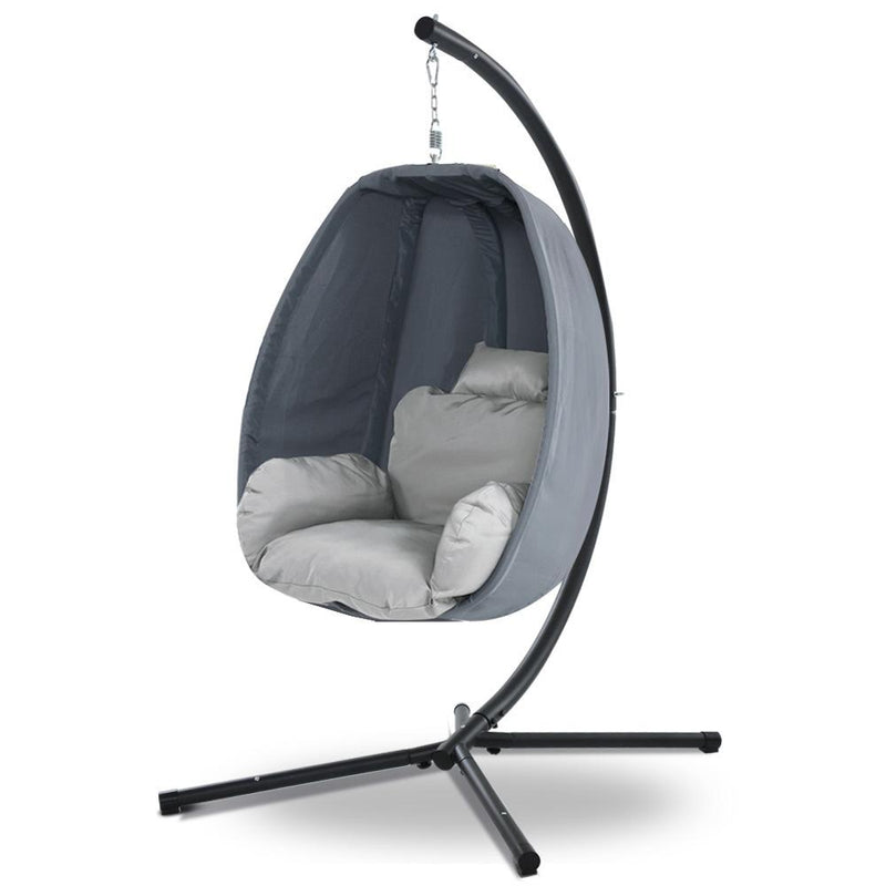 Outdoor Hanging Egg Chair - Rivercity House & Home Co. (ABN 18 642 972 209) - Affordable Modern Furniture Australia