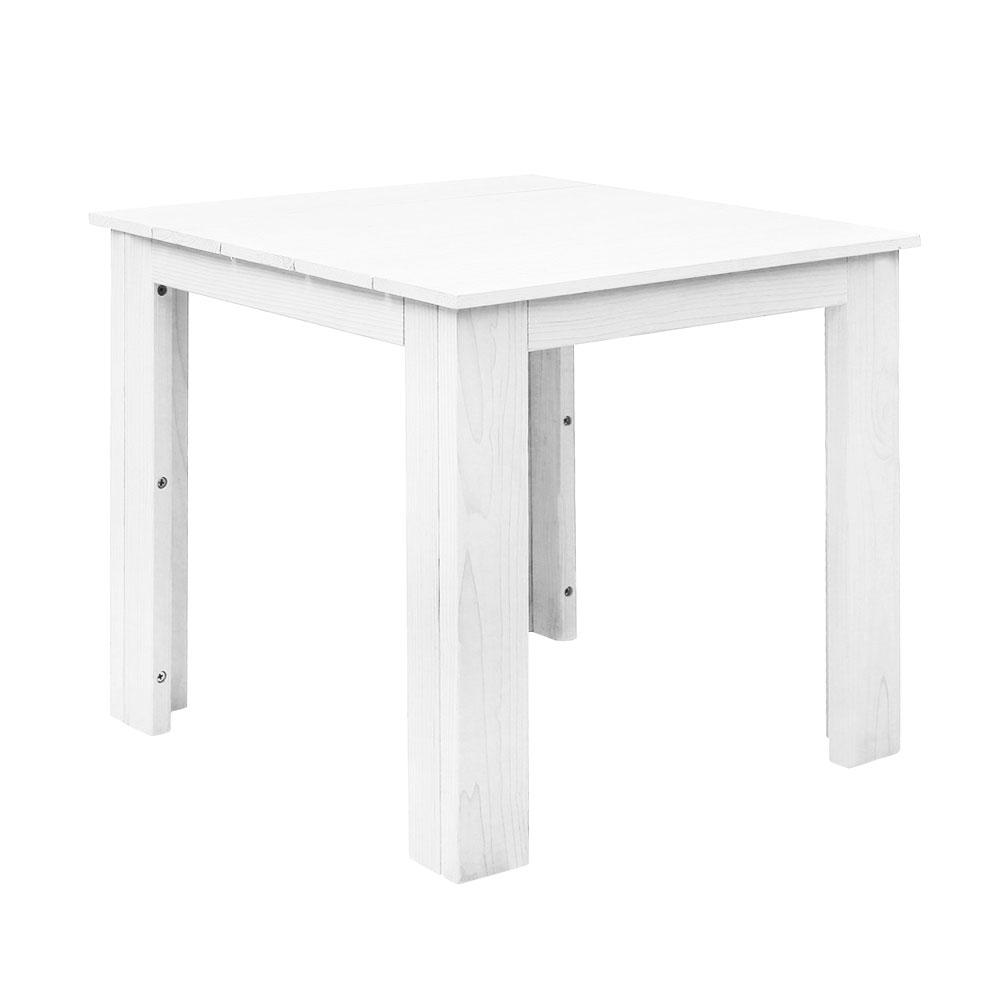 Outdoor Side Beach Table - White - Rivercity House & Home Co. (ABN 18 642 972 209) - Affordable Modern Furniture Australia