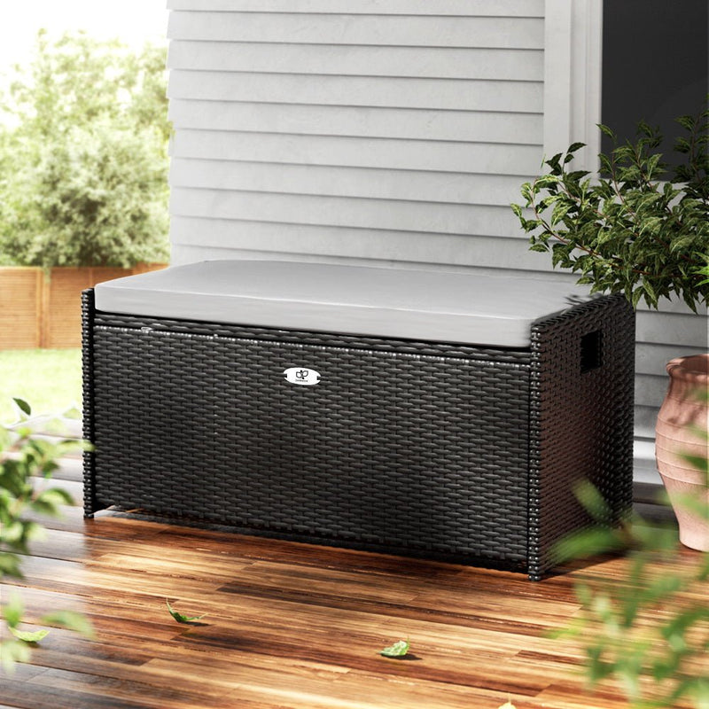 Outdoor Storage Bench Box Seat - Home & Garden > Storage - Rivercity House & Home Co. (ABN 18 642 972 209) - Affordable Modern Furniture Australia