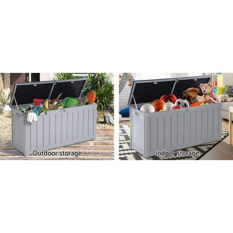 Outdoor Storage Box Bench Seat Lockable 240L - Furniture > Outdoor - Rivercity House & Home Co. (ABN 18 642 972 209) - Affordable Modern Furniture Australia