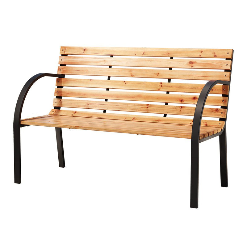 2 Seater Outdoor Wooden Garden Bench - Furniture > Outdoor - Rivercity House & Home Co. (ABN 18 642 972 209) - Affordable Modern Furniture Australia