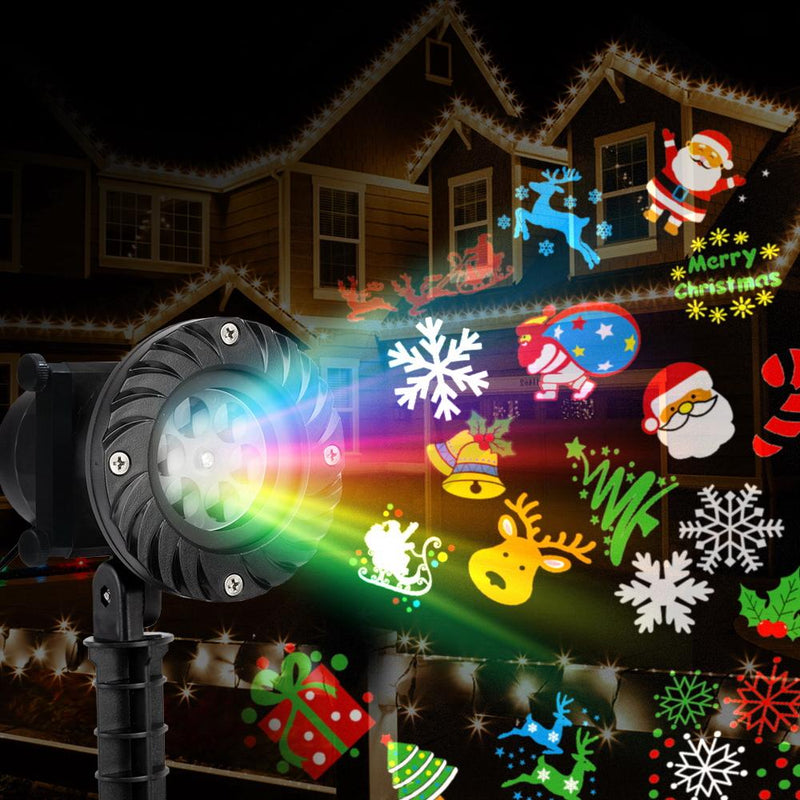 Pattern LED Laser Landscape Projector Light Lamp Christmas Party - Brand > Jingle Jollys - Rivercity House And Home Co.