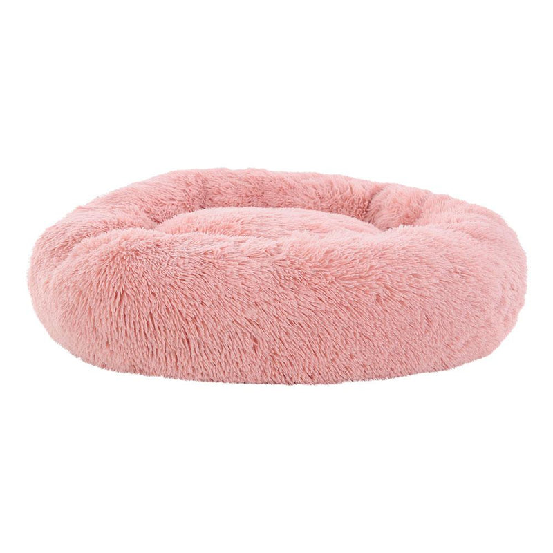 Pet Calming Bed Large 90cm Pink Washable - Rivercity House & Home Co. (ABN 18 642 972 209) - Affordable Modern Furniture Australia