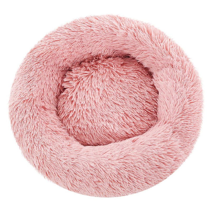 Pet Calming Bed Medium 75cm Pink Washable - Rivercity House & Home Co. (ABN 18 642 972 209) - Affordable Modern Furniture Australia