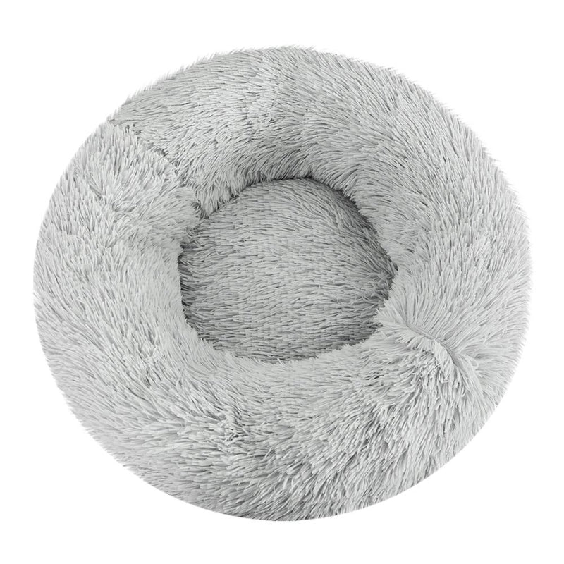 Pet Calming Bed Small 60cm Light Grey Washable - Rivercity House & Home Co. (ABN 18 642 972 209) - Affordable Modern Furniture Australia