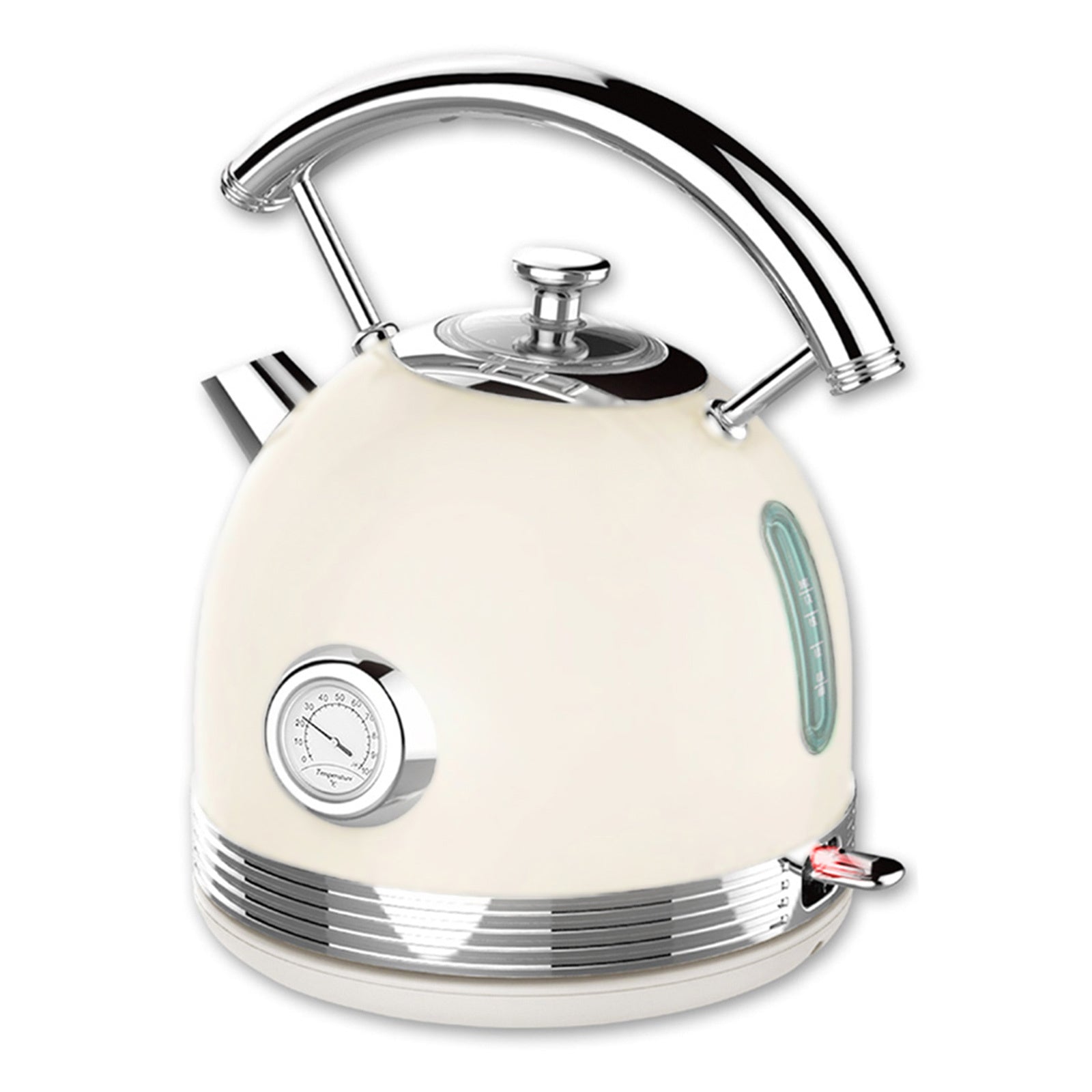 PHILEX 1.7 White Electric Kettle Boiler Stainless Steel Retro - Appliances > Kitchen Appliances - Rivercity House & Home Co. (ABN 18 642 972 209) - Affordable Modern Furniture Australia
