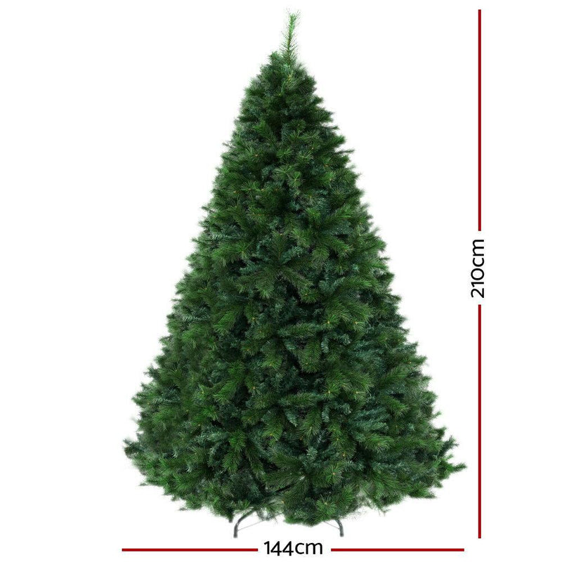 Pine Look Christmas Tree 2.1M 6FT Green (Wide Base) - Occasions > Christmas - Rivercity House And Home Co.