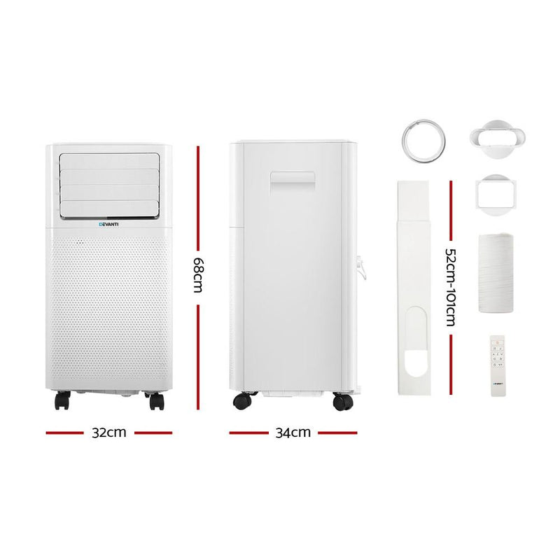 Portable Air Conditioner (2000W) - Rivercity House & Home Co. (ABN 18 642 972 209) - Affordable Modern Furniture Australia