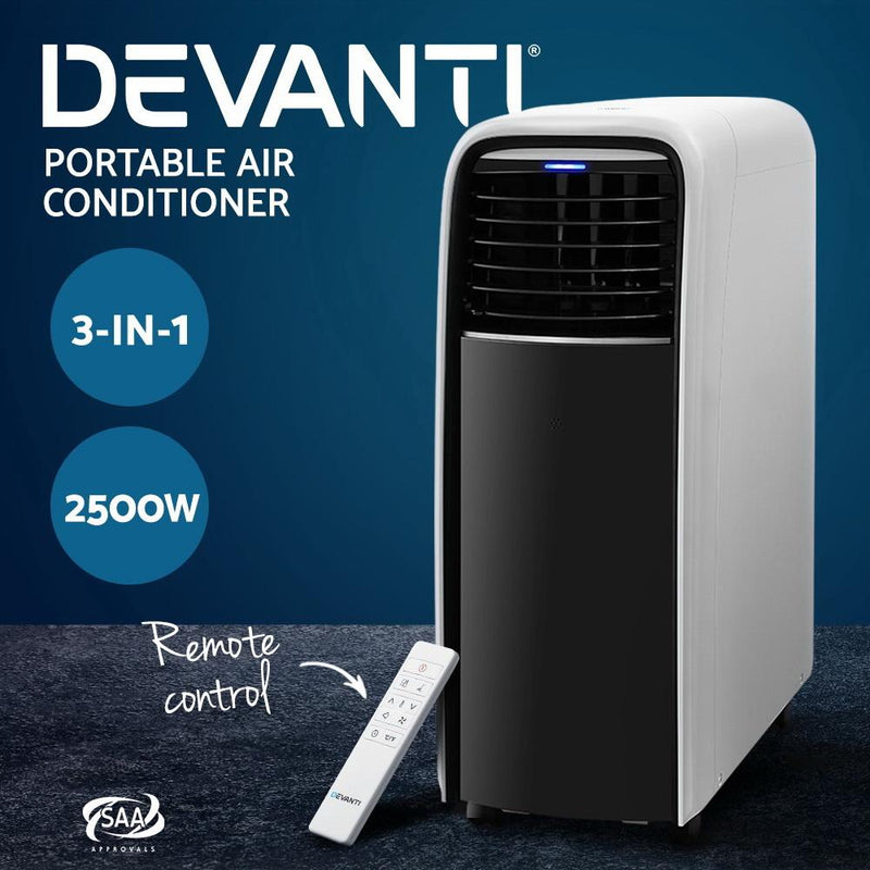 Portable Air Conditioner (2500W) - Appliances - Rivercity House & Home Co. (ABN 18 642 972 209) - Affordable Modern Furniture Australia