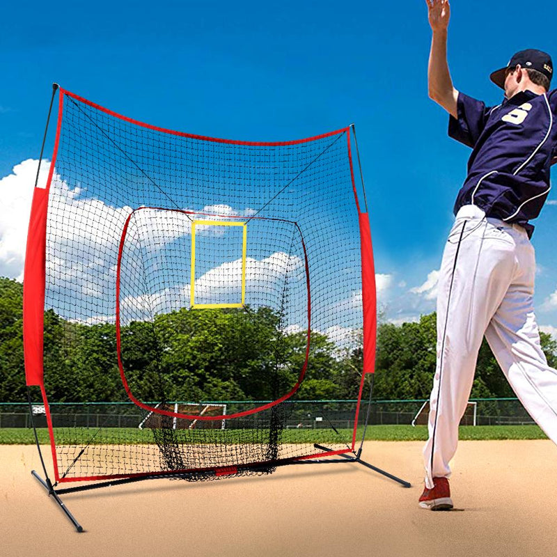 Portable Baseball Training Net Stand Softball Practice Sports Tennis - Rivercity House & Home Co. (ABN 18 642 972 209) - Affordable Modern Furniture Australia