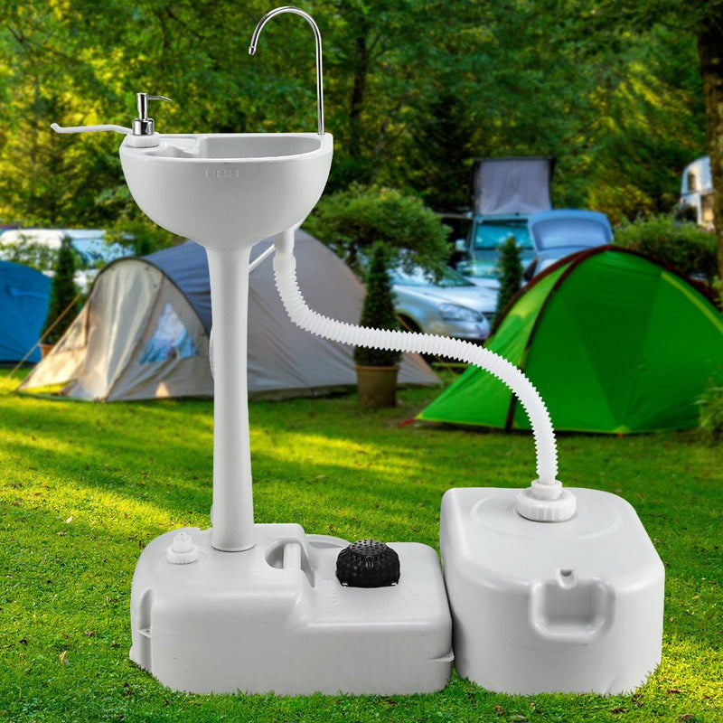 Portable Camping Wash Basin 43L - Outdoor > Camping - Rivercity House & Home Co. (ABN 18 642 972 209) - Affordable Modern Furniture Australia