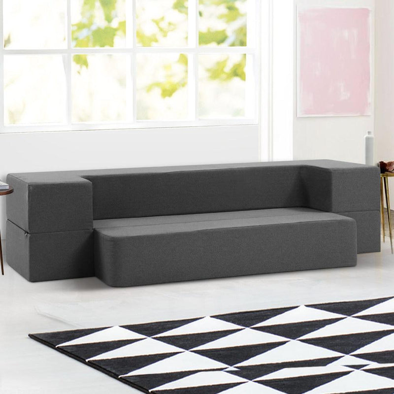 Portable Sofa Bed Folding Mattress Lounger - Rivercity House & Home Co. (ABN 18 642 972 209) - Affordable Modern Furniture Australia