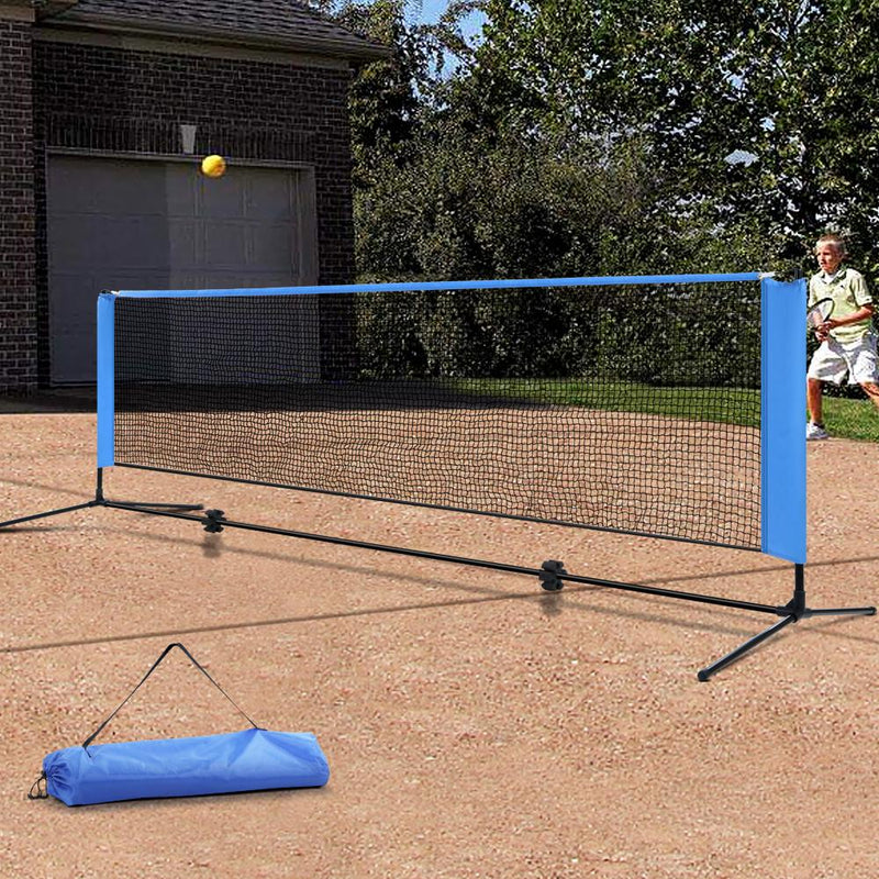 Portable Sports Net Stand Badminton Volleyball Tennis Soccer 3m 3ft Blue - Rivercity House & Home Co. (ABN 18 642 972 209) - Affordable Modern Furniture Australia