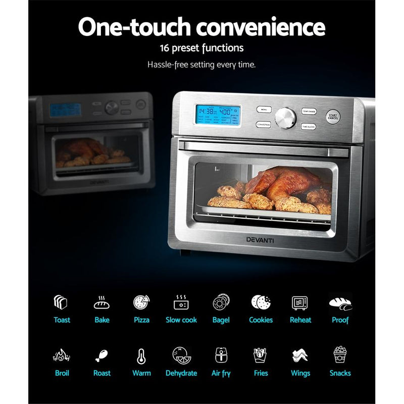 Premium 20L Air Fryer Convection Oven - Appliances - Rivercity House & Home Co. (ABN 18 642 972 209) - Affordable Modern Furniture Australia