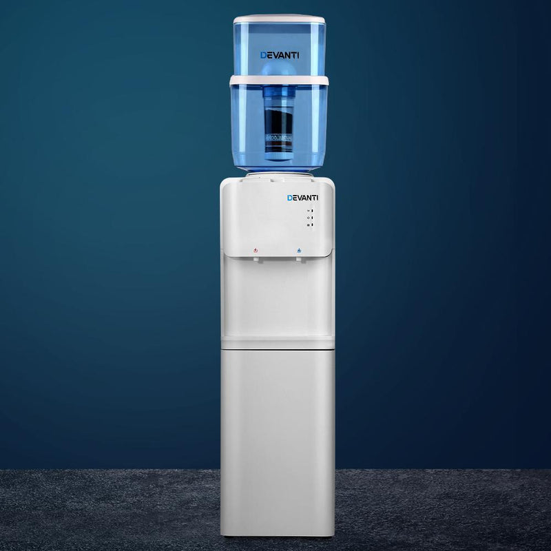 Premium 22L Water Cooler Dispenser Top Loading Hot Cold Taps Filter Purifier Bottle - Rivercity House & Home Co. (ABN 18 642 972 209) - Affordable Modern Furniture Australia