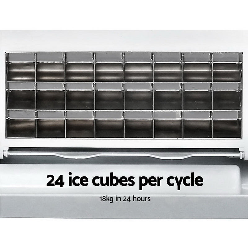Premium 3.2L Portable Ice Cube Maker Cold Commercial Machine Stainless Steel - Appliances > Kitchen Appliances - Rivercity House & Home Co. (ABN 18 642 972 209) - Affordable Modern Furniture Australia