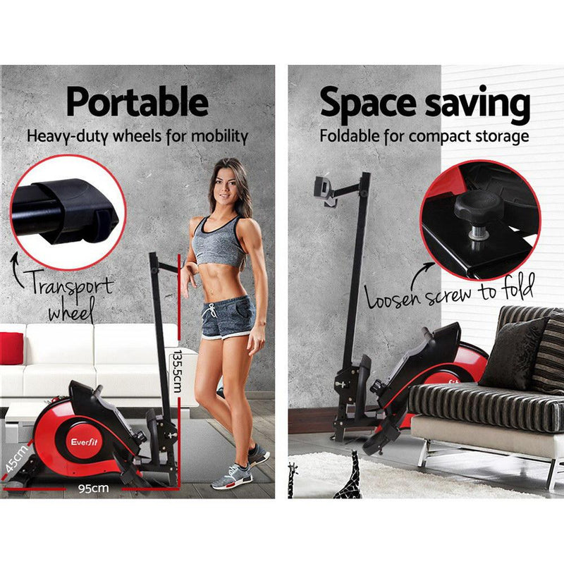 Premium Resistance Rowing Exercise Machine - Rivercity House & Home Co. (ABN 18 642 972 209) - Affordable Modern Furniture Australia