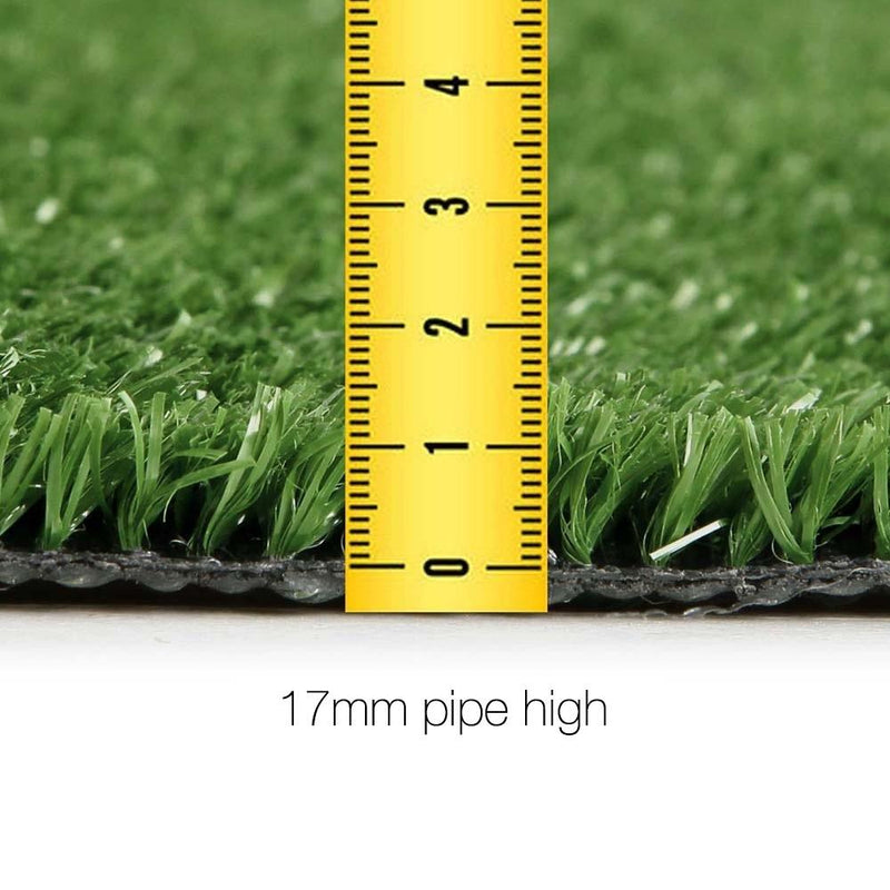 Primeturf Synthetic 17mm 0.95mx10m 9.5sqm Artificial Grass Fake Turf Olive Plants Plastic Lawn - Home & Garden - Rivercity House And Home Co.
