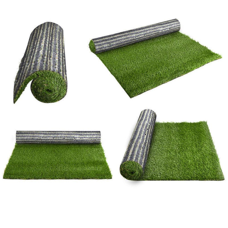 Primeturf Synthetic 30mm 0.95mx20m 19sqm Artificial Grass Fake Lawn Turf Plastic Plant White Bottom - Rivercity House & Home Co. (ABN 18 642 972 209) - Affordable Modern Furniture Australia