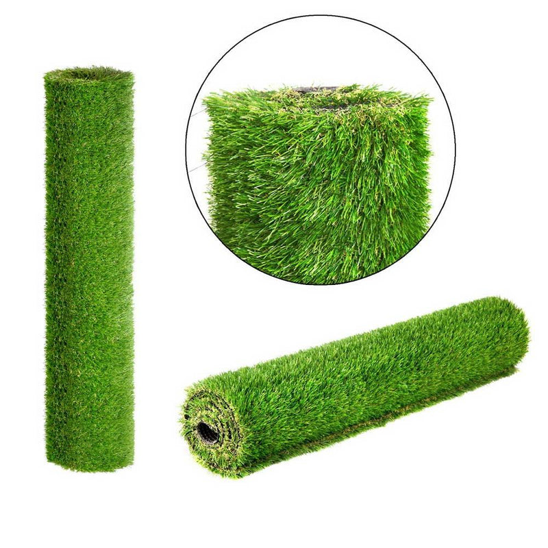 Primeturf Synthetic 40mm 0.95mx10m 9.5sqm Artificial Grass Fake Turf 4-coloured Plants Plastic Lawn - Rivercity House & Home Co. (ABN 18 642 972 209) - Affordable Modern Furniture Australia