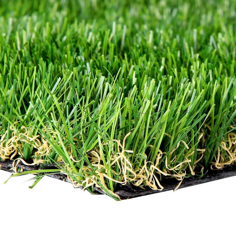 Primeturf Synthetic 40mm 0.95mx5m 4.75sqm Artificial Grass Fake Turf 4-coloured Plants Plastic Lawn - Home & Garden - Rivercity House And Home Co.