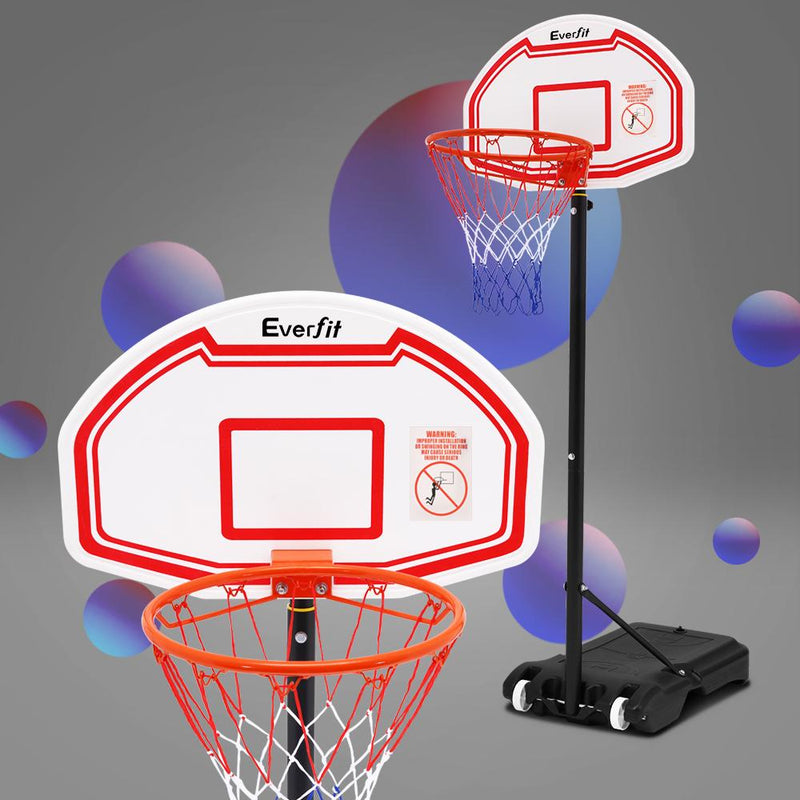 Pro Portable Basketball Stand System Hoop Height Adjustable Net Ring - Rivercity House & Home Co. (ABN 18 642 972 209) - Affordable Modern Furniture Australia