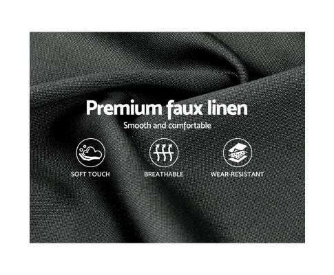 Queen Package | Agnes Bed Charcoal & Normay Pillow Top Mattress (Medium Firm) - Furniture > Bedroom - Rivercity House & Home Co. (ABN 18 642 972 209) - Affordable Modern Furniture Australia