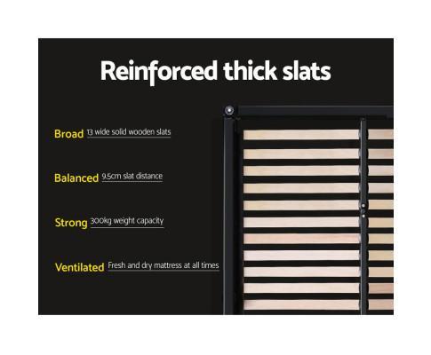 Queen Package | Agnes Bed Charcoal & Normay Pillow Top Mattress (Medium Firm) - Furniture > Bedroom - Rivercity House & Home Co. (ABN 18 642 972 209) - Affordable Modern Furniture Australia