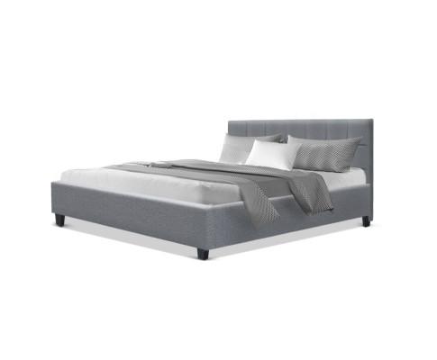 Queen Package | Agnes Bed Grey & Normay Pillow Top Mattress (Medium Firm) - Furniture > Bedroom - Rivercity House & Home Co. (ABN 18 642 972 209) - Affordable Modern Furniture Australia