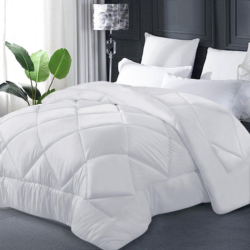Queen Size 400GSM Microfibre Quilt - Rivercity House & Home Co. (ABN 18 642 972 209) - Affordable Modern Furniture Australia