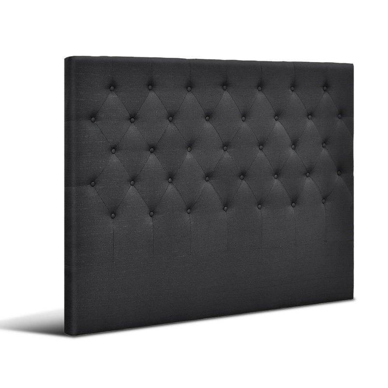 Queen Size | Cappi Bed Headboard (Charcoal) - Rivercity House & Home Co. (ABN 18 642 972 209) - Affordable Modern Furniture Australia