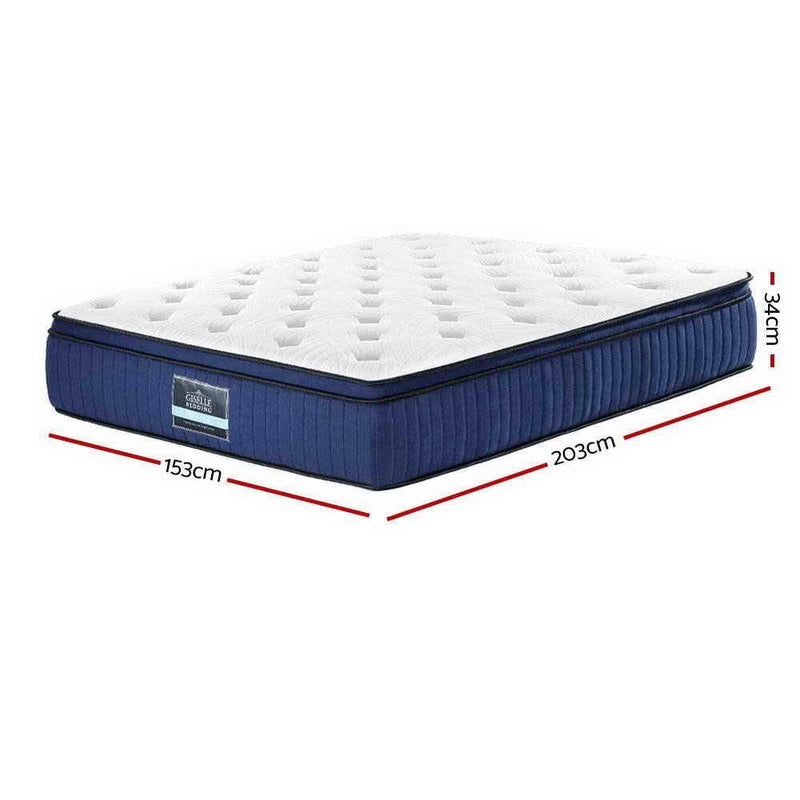 Queen Size | Franky Euro Top Cool Gel Pocket Spring Mattress (Medium Firm) - Furniture > Mattresses - Rivercity House And Home Co.