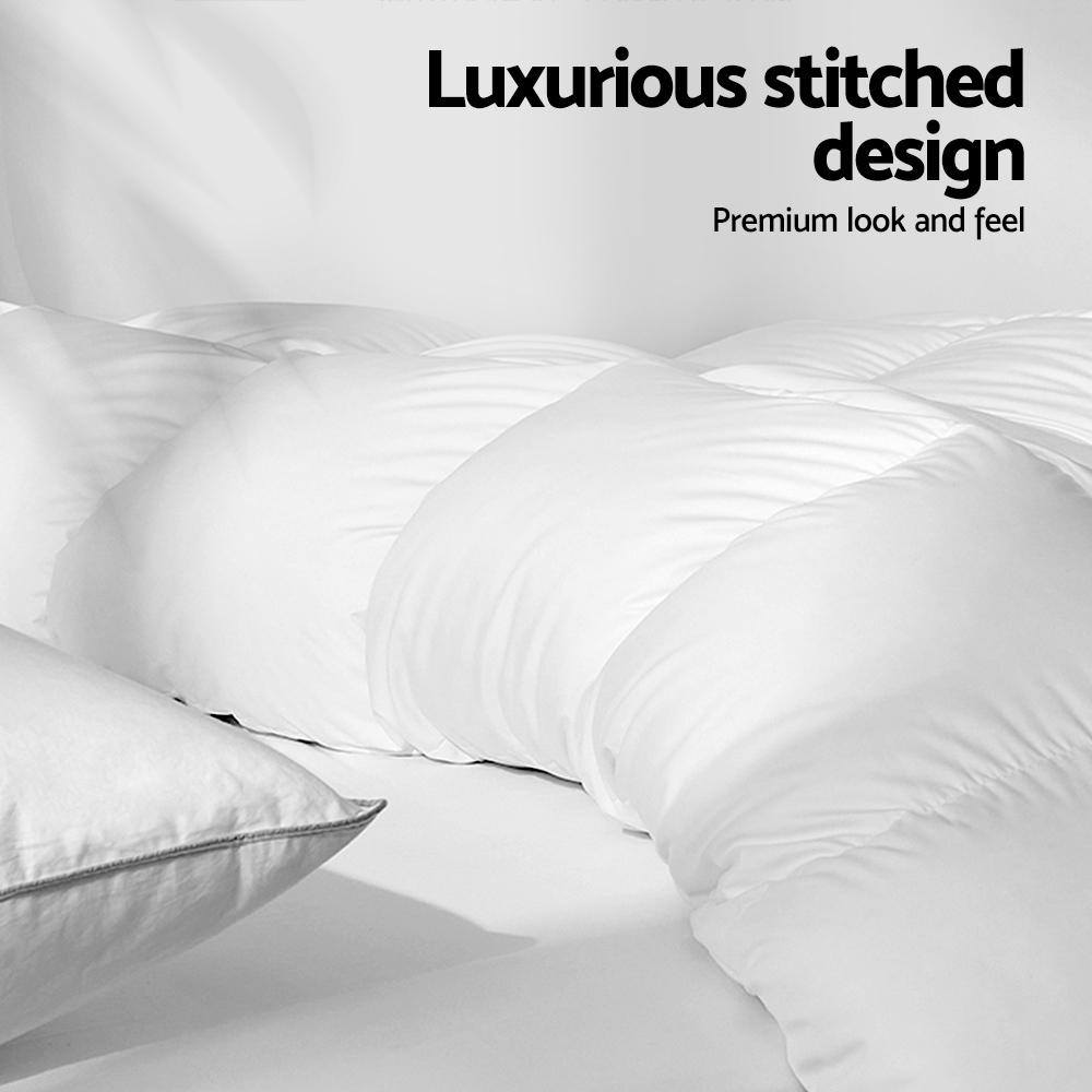 Queen Size Goose Down Quilt - Rivercity House & Home Co. (ABN 18 642 972 209) - Affordable Modern Furniture Australia