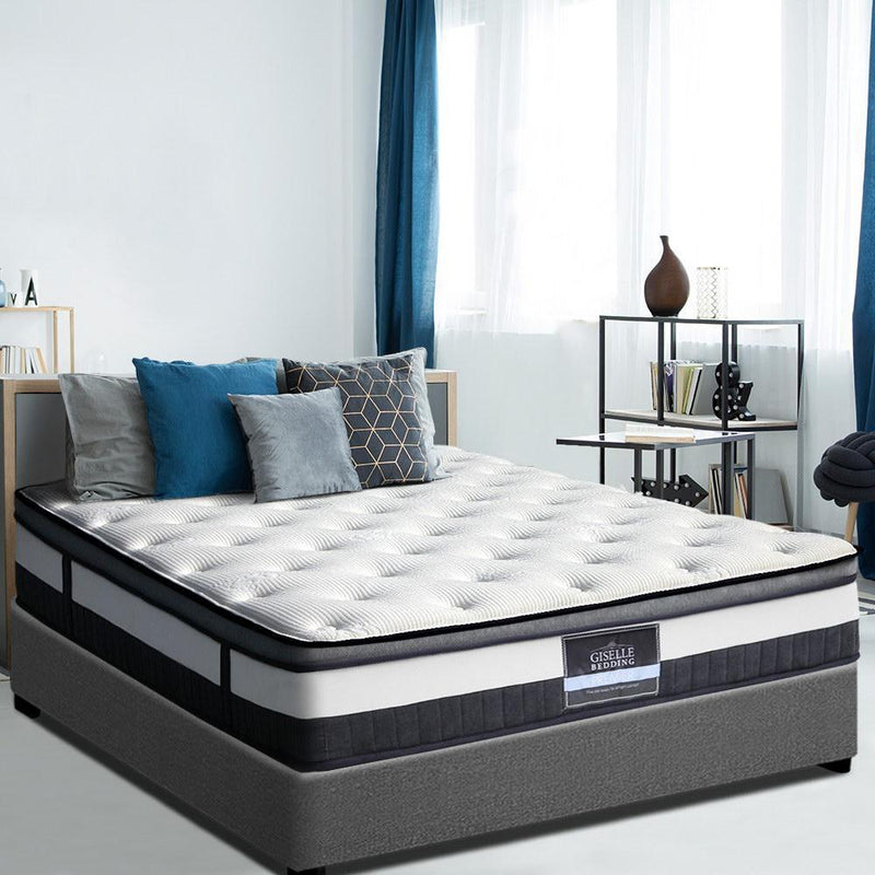 Queen Size | Premier Series Cashmere Spring Foam Top Mattress - Furniture > Mattresses - Rivercity House & Home Co. (ABN 18 642 972 209) - Affordable Modern Furniture Australia