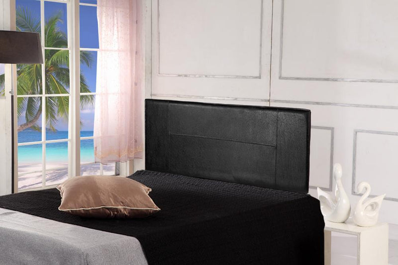 Queen Size | PU Leather Bed Headboard Bedhead (Black) - Rivercity House & Home Co. (ABN 18 642 972 209) - Affordable Modern Furniture Australia