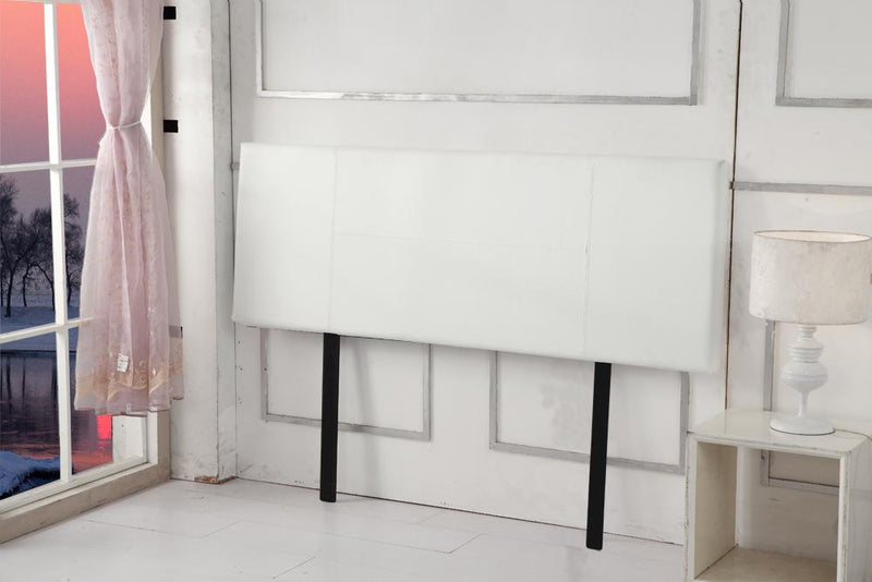 Queen Size | PU Leather Headboard Bedhead (White) - Rivercity House & Home Co. (ABN 18 642 972 209) - Affordable Modern Furniture Australia