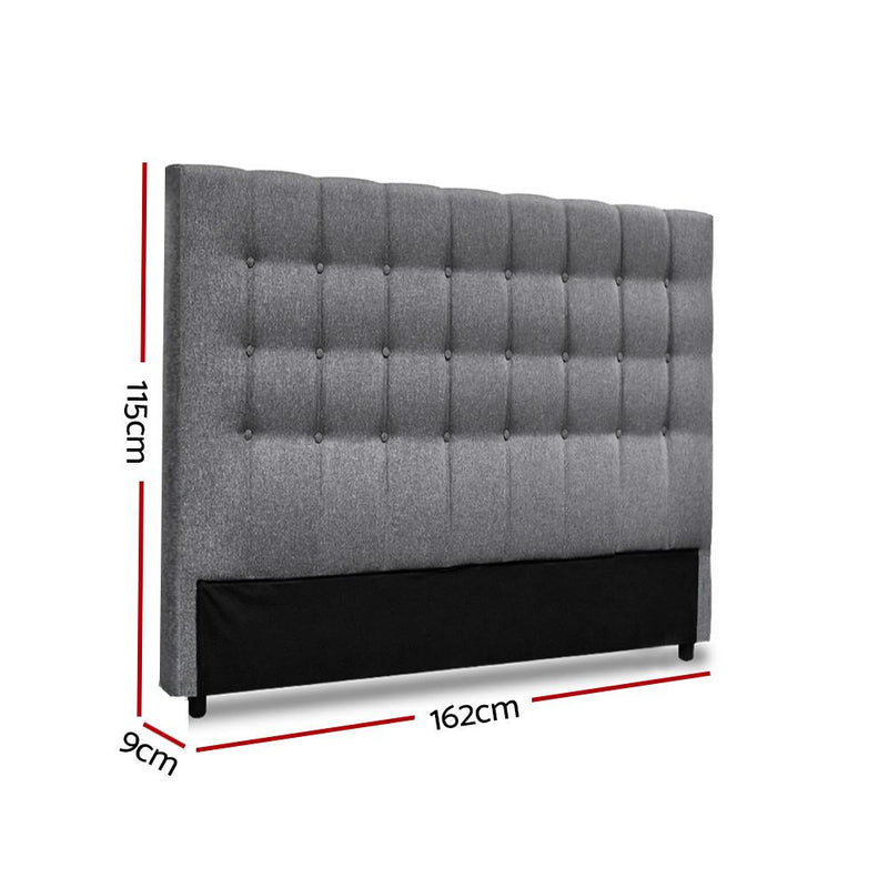Queen Size | Raft Bed Headboard (Grey) - Furniture > Bedroom - Rivercity House And Home Co.