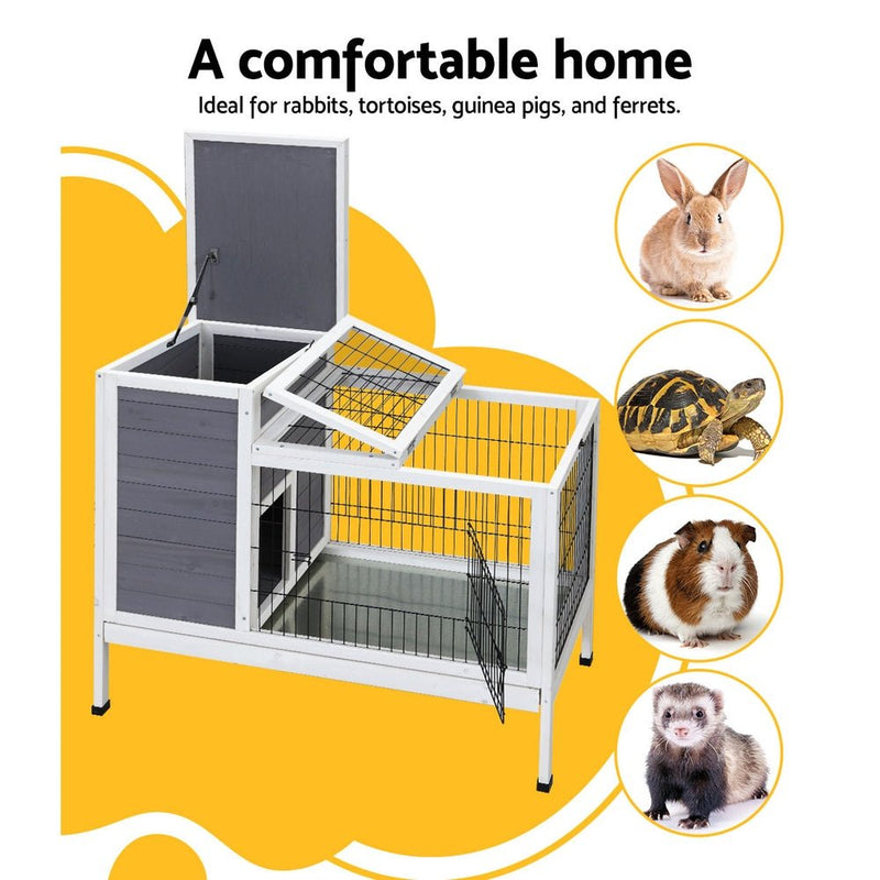 Rabbit Hutch Wooden Ferret Cage Habitat House Outdoor Large - Home & Garden > Shading - Rivercity House & Home Co. (ABN 18 642 972 209) - Affordable Modern Furniture Australia
