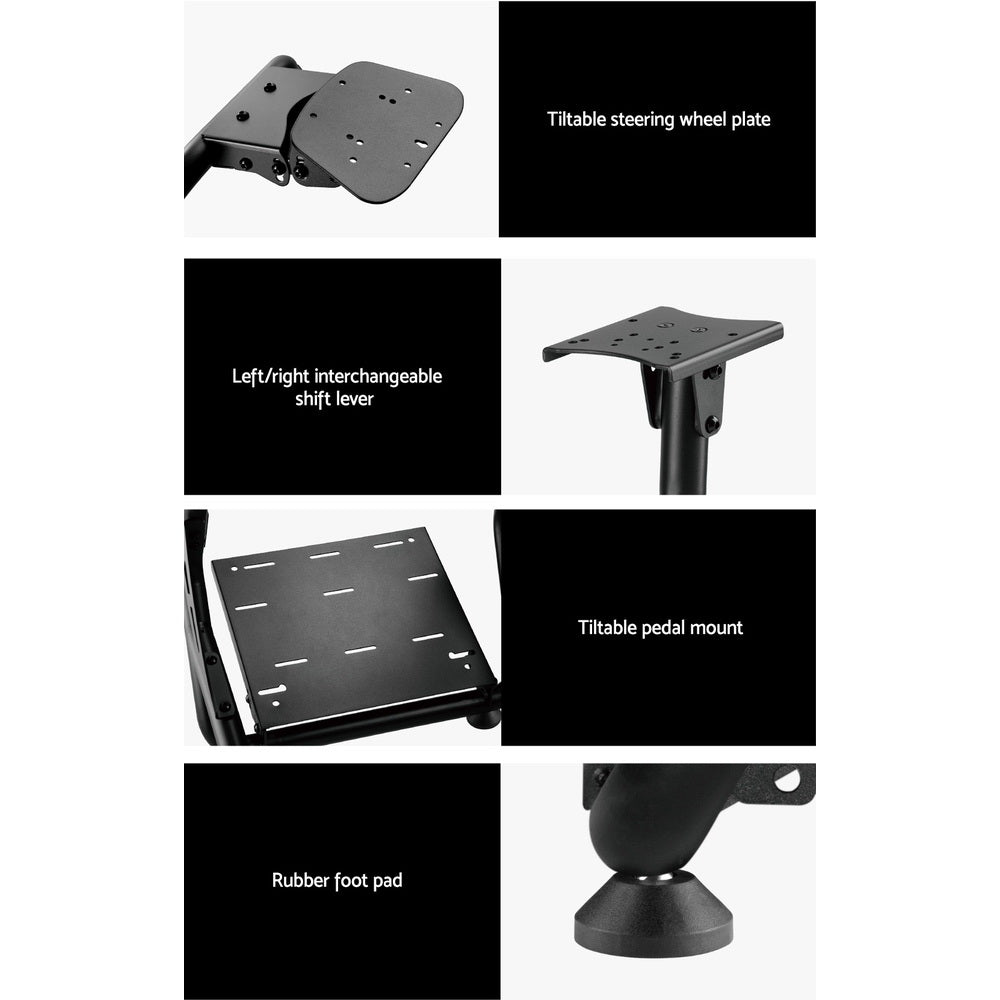 Racing Simulator Cockpit Adjustable Gaming Chair - Furniture > Bar Stools & Chairs - Rivercity House & Home Co. (ABN 18 642 972 209) - Affordable Modern Furniture Australia