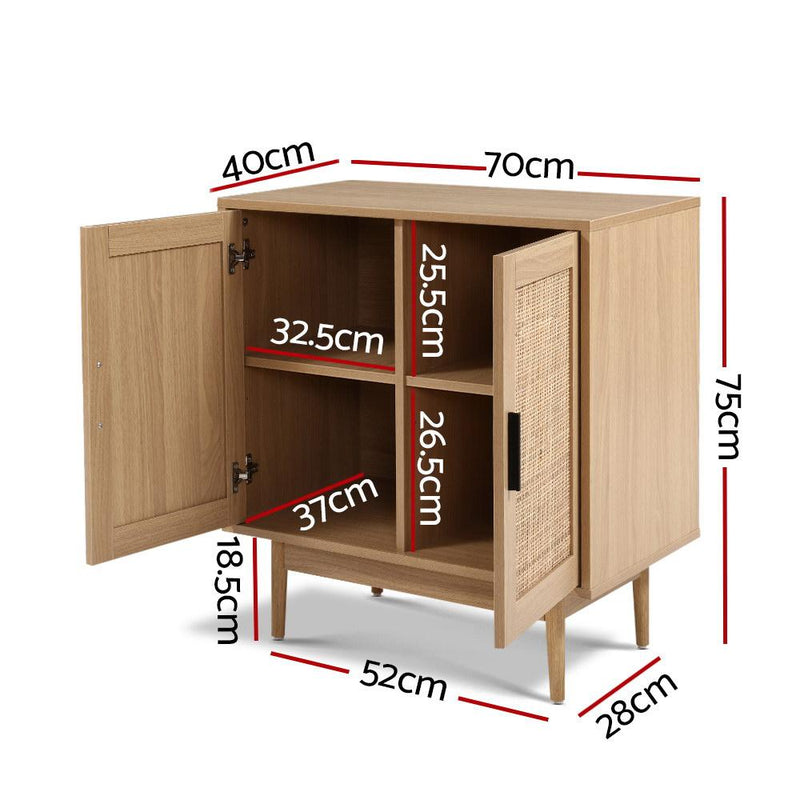 Rattan Buffet Sideboard Cabinet - Rivercity House & Home Co. (ABN 18 642 972 209) - Affordable Modern Furniture Australia