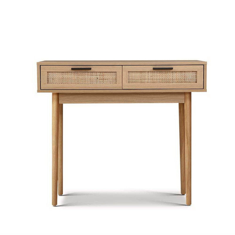 Rattan Console Table Drawer Storage Hallway Tables Drawers - Furniture > Living Room - Rivercity House And Home Co.