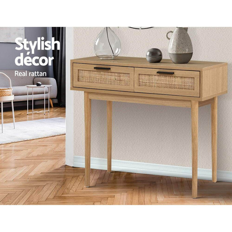 Rattan Living Package | 180CM TV Cabinet, Console Table with Drawers & Buffet Sideboard Cabinet - Furniture > Bedroom - Rivercity House & Home Co. (ABN 18 642 972 209)