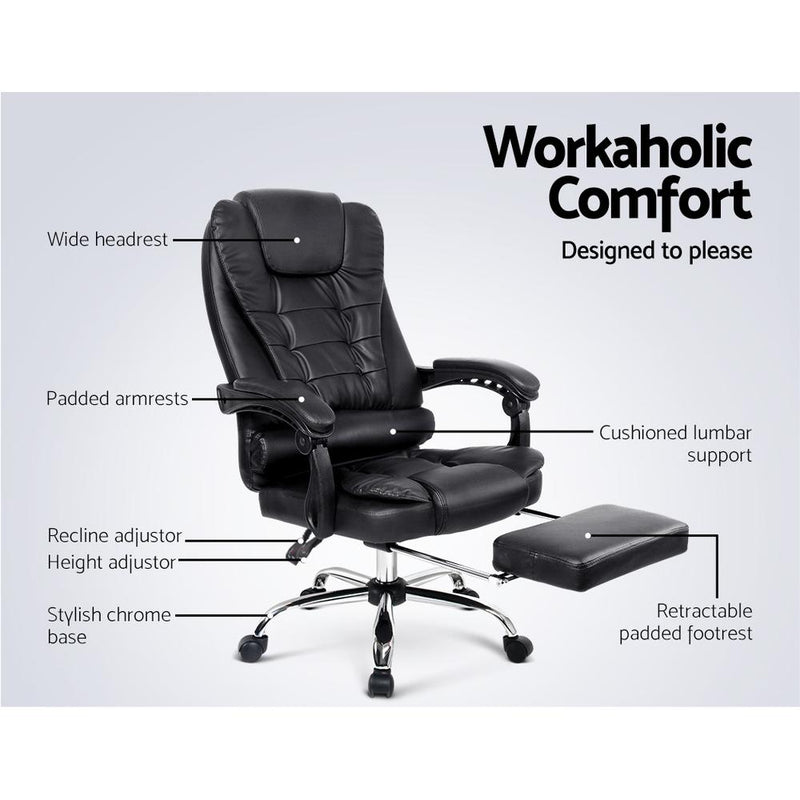 reclining-office-chair-with-footrest-black - Furniture - Rivercity House & Home Co. (ABN 18 642 972 209) - Affordable Modern Furniture Australia