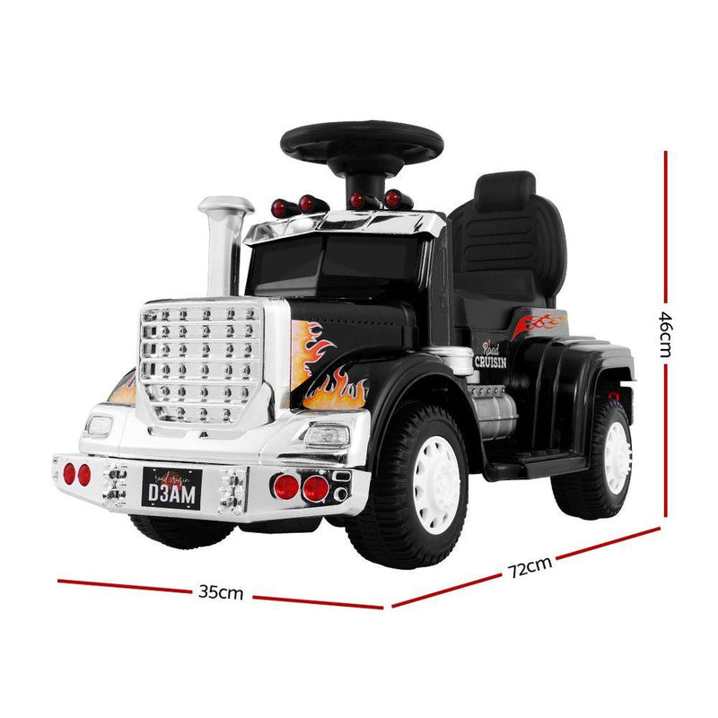 Ride On Cars Kids Electric Toys Car Battery Truck Childrens Motorbike Toy Rigo Black - Rivercity House & Home Co. (ABN 18 642 972 209) - Affordable Modern Furniture Australia
