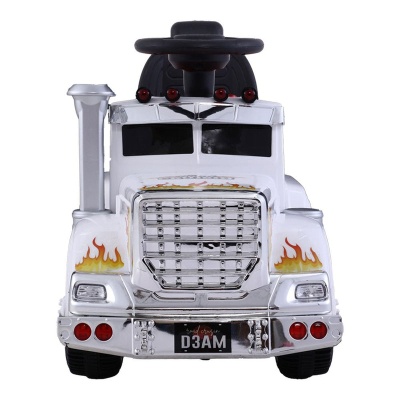 Ride On Cars Kids Electric Toys Car Battery Truck Childrens Motorbike Toy Rigo White - Baby & Kids > Ride on Cars, Go-karts & Bikes - Rivercity House & Home Co. (ABN 18 642 972 209) - Affordable Modern Furniture Australia