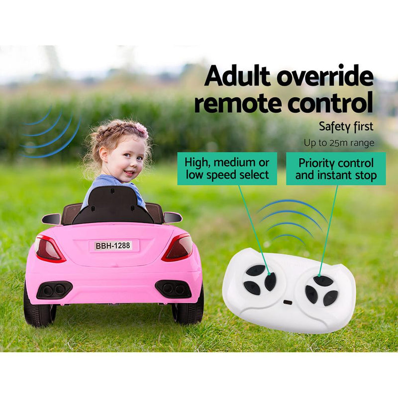 Kids Ride On Car Battery Electric Toy Remote Control Pink Cars Dual Motor - Rivercity House & Home Co. (ABN 18 642 972 209) - Affordable Modern Furniture Australia